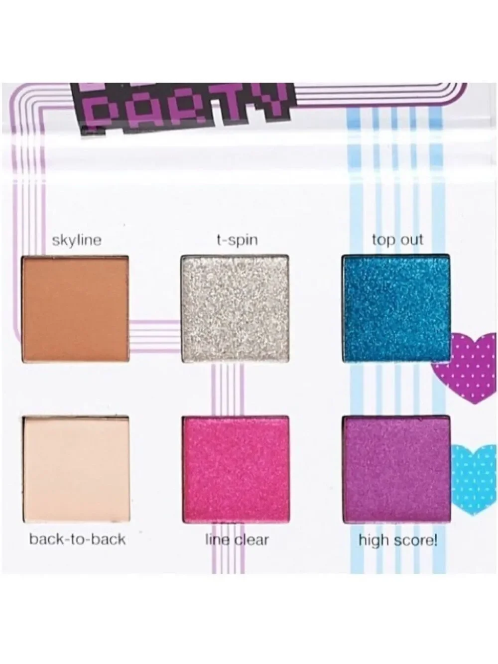 Tetris x Ipsy Eyeshadow Palette Block Party